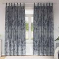 vidaXL Sametové závesy 2 ks Strieborná šedá 260 x 140 cm Zamat