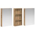 vidaXL Set kabinetov do kúpeľne 3 ks 110 x 10,5 x 60,5 cm
