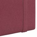 vidaXL Závesné čelo postele Víno červené Látka