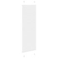 vidaXL plisovaná roleta biela 50x150 cm šírka látky 49,4 cm