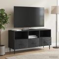 vidaXL TV skrinka Čierna 102 x 34,5 x 50 cm Kompozitné drevo