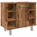vidaXL Kúpeľňová skrinka Staré drevo 60x32x53,5 cm Konštrukcia dreva