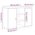 vidaXL Komoda medovo-hnedá 100x40x75 cm masívne borovicové drevo