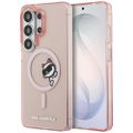 Karl Lagerfeld puzdro IML Peekaboo Choupette MagSafe pre Samsung Galaxy S26 Ultra ružová