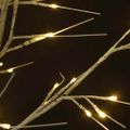 vidaXL Vianočný stromček/vŕba 128 LED 1,2 m, teplá biela, dovnútra/von