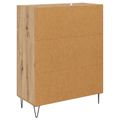 vidaXL Servírovacia skriňa Remeselný dub 69,5 x 34 x 90 cm