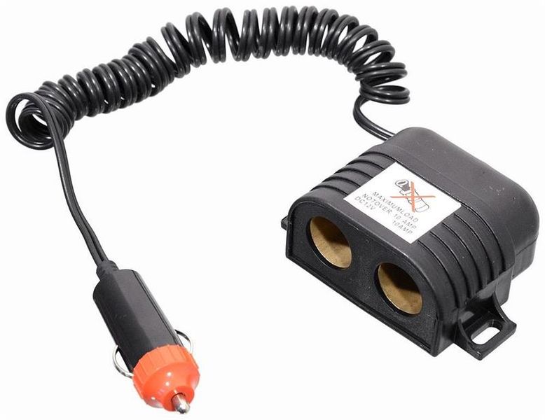 Rozdvojka Compass 07418 12/24V s káblom do autozapalovača