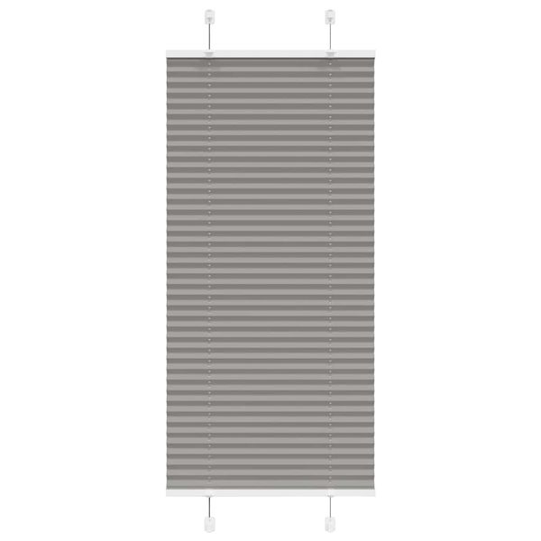 vidaXL plisovaná roleta antracitová 55x150 cm Šírka látky 54,4 cm