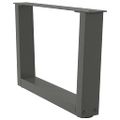 vidaXL Nohy konferenčného stolíka v tvare V, 2 ks, antracitové, 60 x (30-31,3) cm, oceľ