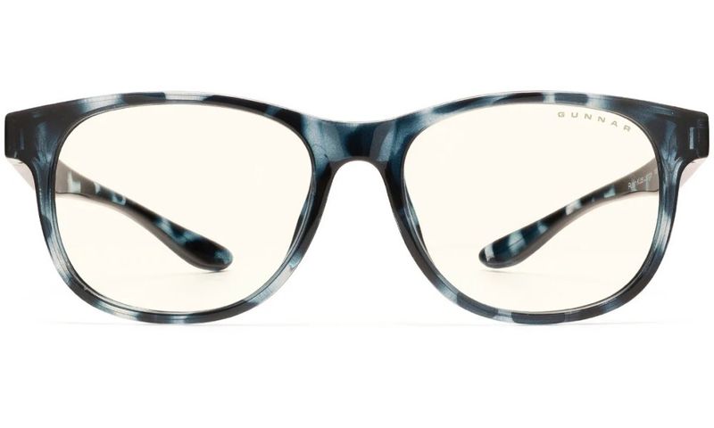 GUNNAR kancelárske/hermé okuliare RUSH KIDS LARGE (8-12) NAVY TORTOISE číre sklá BLF 35 NATURAL focus