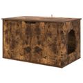 vidaXL Mačka Dom Dymová dub 85 x 55 x 50,5 cm Kompozitné drevo