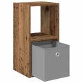 vidaXL Nočný stolík 2 ks Staré drevo 30,5 x 27 x 59,5 cm