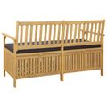 vidaXL Úložná lavička 2 -Seater 148 x 63 x 84 cm Obdĺžnikový