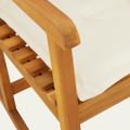 vidaXL Adirondack Hojdacie kreslo s vankúšmi masívne akáciové drevo