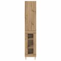 vidaXL Highboard 2 ks Remeselný dub 34,5 x 34 x 180 cm