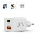HAMA Rýchlonabíjačka, USB-C/A PD/QC 20W