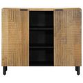 VidaXL Príborník Hnedý 90x33x75 cm Masívne drevo Mango