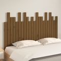 vidaXL Nástenné čelo postele medovohnedé 140x3x80 cm masívna borovica