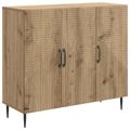vidaXL Servírovacia skriňa Dub artisan 89 x 34,5 x 80 cm