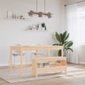 vidaXL Lavica do predsiene 100x28x45 cm masívne borovicové drevo
