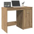 vidaXL Stôl dub artisan 100x50x76 cm kompozitné drevo