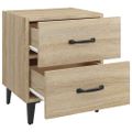 vidaXL Nočné stolíky 2 ks dub sonoma 40x35x47,5 cm