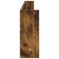 vidaXL Regál na časopisy Dymová dub 100 x 12 x 30 cm Kompozitné drevo