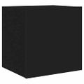 vidaXL TV nástenné skrinky s LED svetlami 2 ks čierne 40,5x35x40 cm