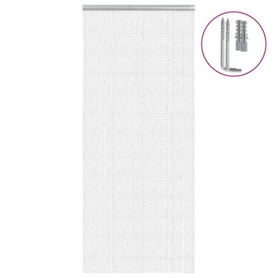 vidaXL Záves na dvere 90x220 cm hliník