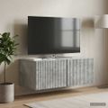 vidaXL Nástenná TV skrinka Nástenný Betónovo sivá 78,5 x 41 x 30 cm