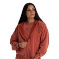 Dámska mikina Zip Washed Terra - STRIX, veľkosť S