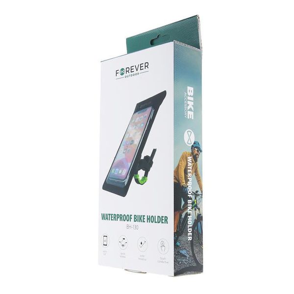 Púzdro na telefón na bicykel FOREVER BH-130 Black