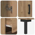 vidaXL Highboard 2 ks Remeselný dub 69,5 x 34 x 180 cm