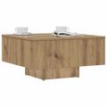 vidaXL Konferenčný stolík Artisan Dub 60x60x31,5 cm Konštrukčné drevo