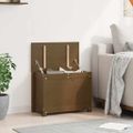 vidaXL Úložný box medovo-hnedý 60x32x45,5 cm masívna borovica