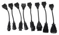 Kompletná sada OBD-II redukcií pre nákladné autá MECHANIC CABLE SET 2, 8ks SIXTOL