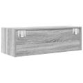 vidaXL TV stolíky 2 ks sivý dub sonoma 80x31x25,5 cm spracované drevo