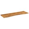 vidaXL Stolová doska so zakrivením 160x50x2,5 cm surový mangový masív