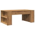 vidaXL Konferenčný stolík dub artisan 105x55x42 cm kompozitné drevo
