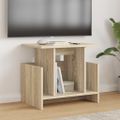 vidaXL TV stolík 50 x 35 x 45 cm Sonoma dub Kompozitné drevo