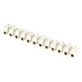 Skrutková svorkovnica 12× 4–6mm2, 450 V, biela, EMOS A4102