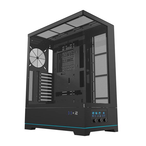 Počítačová skriňa Darkflash DY451 bez ventilátorov (čierna)