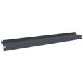 vidaXL Obrubník trávnika 10 ks 100 x 10 x 8 cm Oceľ Antracitová