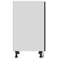vidaXL Spodná skrinka+zásuvka “Lyon”, čierna 60x46x81,5 cm