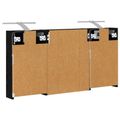 vidaXL Set kabinetov do kúpeľne 3 ks 100 x 10,5 x 50 cm