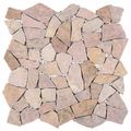 vidaXL Mozaikové dlaždice Červená 30 x 30 cm Mramor