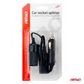 Rozbočka zásuvky zapaľovača do auta 12V 24V AMiO-03801