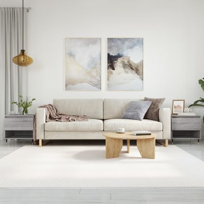 vidaXL Konferenčné stolíky 2 ks sivé sonoma 50x46x50 cm kompoz. drevo