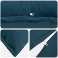 vidaXL Poťah na podložku 2 pcs HOUTEN Modrá 30 x 50 cm Zamat