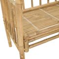 vidaXL Záhradný oblúk s lavičkou 115 x 50 x 205 cm Bambus